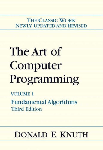 Обложка книги The art of computer programming I