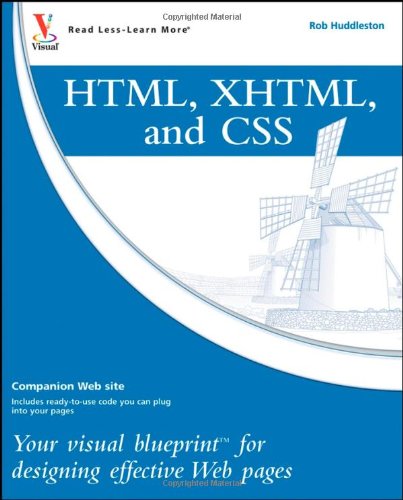 Обложка книги HTML, XHTML, and CSS: Your visual blueprint for designing effective Web pages