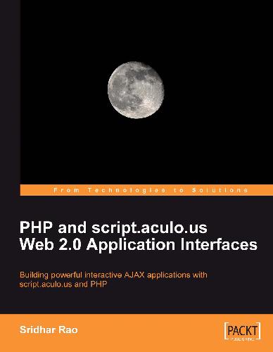 Обложка книги PHP and script.aculo.us Web 2.0 Application Interfaces