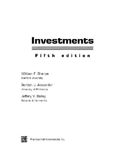 Обложка книги Инвестиции