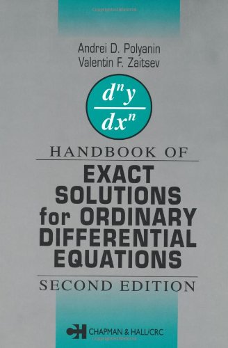 Обложка книги Handbook of Exact Solutions for Ordinary Differential Equations