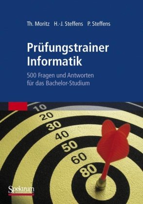 Обложка книги Prüfungstrainer Informatik: 500 Fragen und Antworten für das Bachelor-Studium (German Edition)