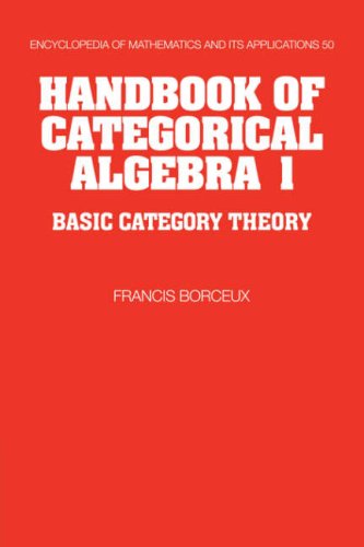 Обложка книги Handbook of categorical algebra. Basic category theory