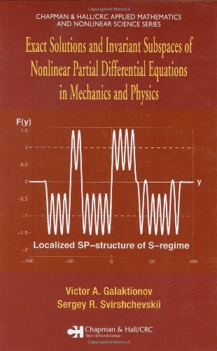 Обложка книги Exact solutions and invariant subspaces of nonlinear PDEs in mechanics and physics