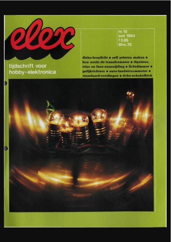 Обложка книги ELEX tijdschrift voor hobby-elektronica 1984-10  issue june