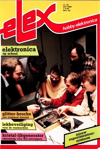 Обложка книги ELEX tijdschrift voor hobby-elektronica 1986-34  issue june
