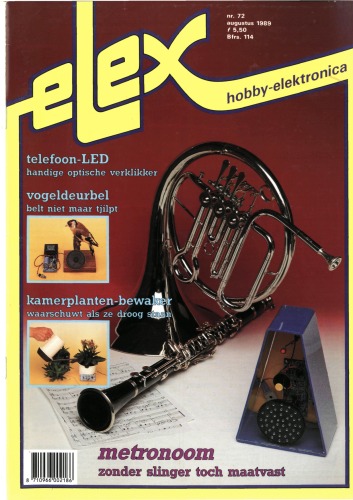 Обложка книги ELEX tijdschrift voor hobby-elektronica 1989-72  issue august