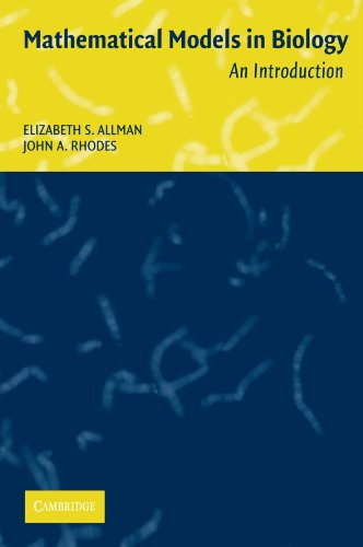 Обложка книги Mathematical models in biology. An introduction