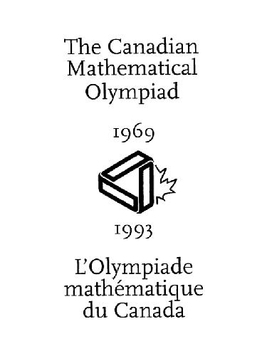 Обложка книги The Canadian Mathematical Olympiad 1969-1993