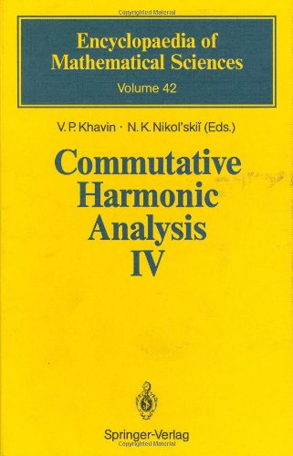 Обложка книги Commutative harmonic analysis 04