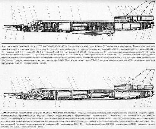 Обложка книги Ту-22К. [Отдельные рисунки]