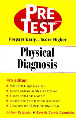 Обложка книги PreTest Self-Assessment and Review: Physical Diagnosis