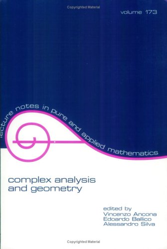 Обложка книги Complex analysis and geometry: proceedings of the conference at Trento