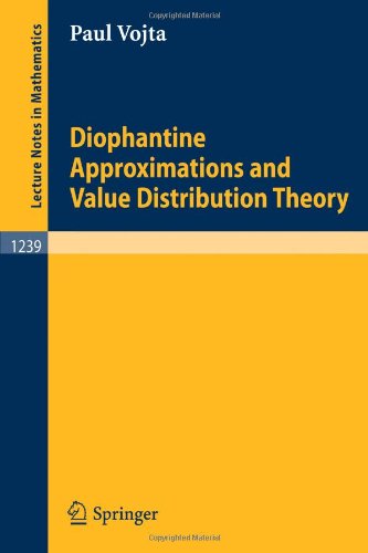Обложка книги Diophantine approximations and value distribution theory