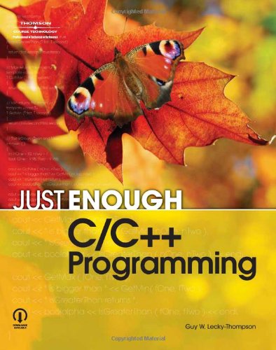Обложка книги Just enough C/C++ programming