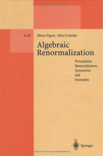 Обложка книги Algebraic renormalization: perturbative renormalization, symmetries and anomalies