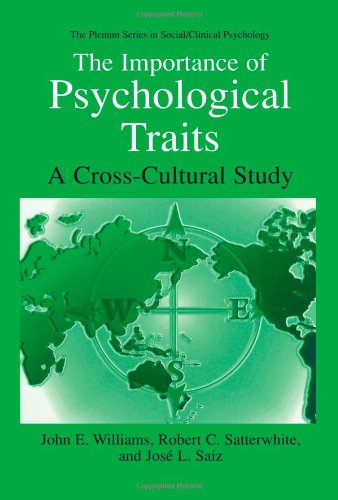Обложка книги The Importance of Psychological Traits A Cross Cultural Study