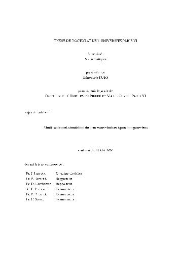 Обложка книги Modelisation et simulation de processus stochastiques non gaussiens