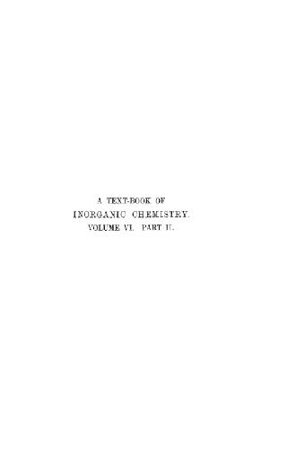 Обложка книги A textbook of inorganic chemistry vol.VI part II Phosphorus