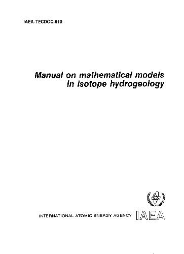 Обложка книги Mathematical Models in Isotope Hydrogeology