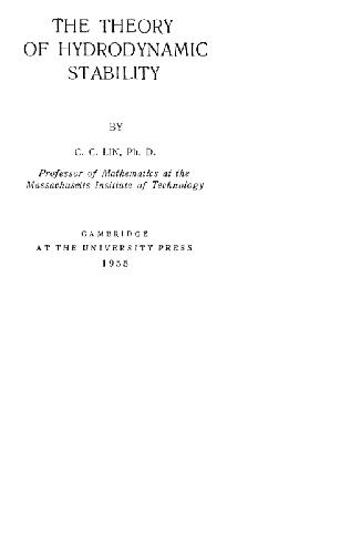 Обложка книги Теория гидродинамической устойчивости