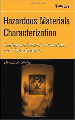Обложка книги Hazardous Materials Characterization: Evaluation Methods, Procedures, and Considerations