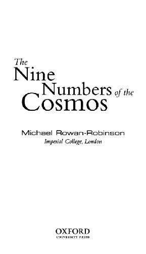 Обложка книги Nine Numbers of the Cosmos