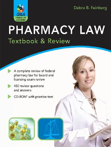 Обложка книги Pharmacy Law: Textbook &amp; Review