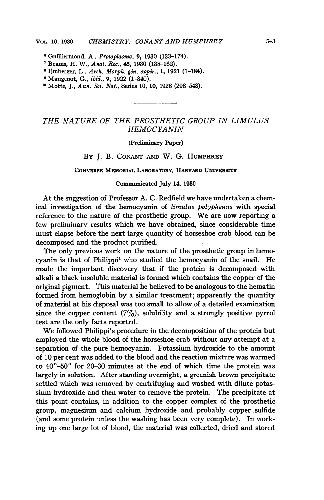 Обложка книги The nature of prosthetic group in limulus hemocyanin