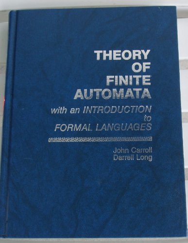 Обложка книги Theory of finite automata
