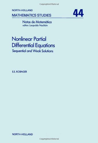 Обложка книги Nonlinear partial differential equations