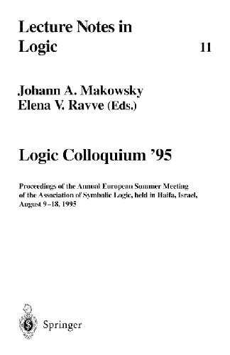 Обложка книги Logic colloquium '95: Proc. Haifa 1995