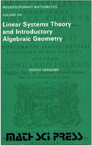 Обложка книги Linear Systems Theory and Introductory Algebraic Geometry