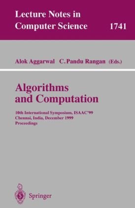Обложка книги Algorithms and Computation, 10 conf., ISAAC '99