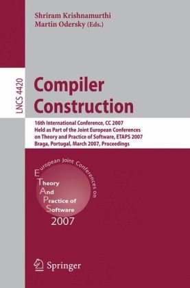 Обложка книги Compiler Construction 16 conf
