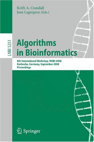 Обложка книги Algorithms in Bioinformatics, 8 conf., WABI 2008