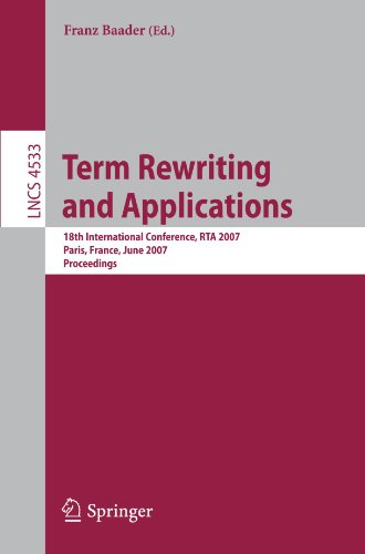 Обложка книги Term Rewriting and Applications, 18 conf., RTA 2007