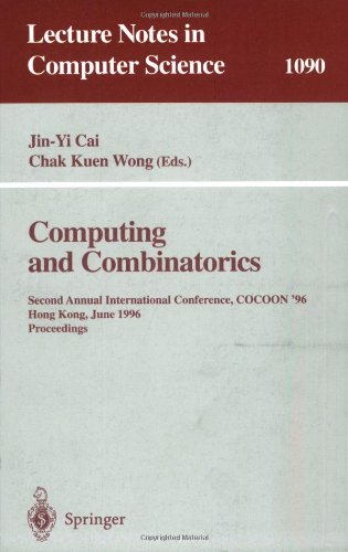 Обложка книги Computing and Combinatorics, 2 conf., COCOON '96