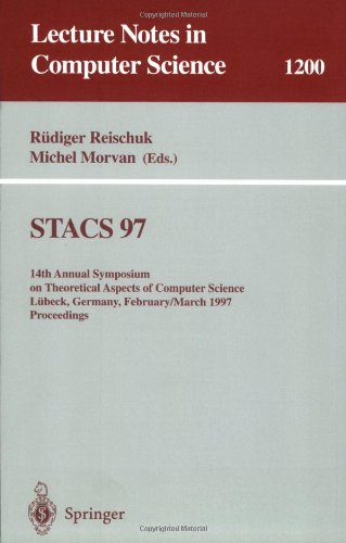 Обложка книги STACS 97, Theoretical Aspects of Computer Science 14 conf