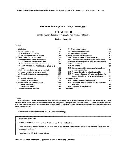Обложка книги Perturbative QCD at high energies