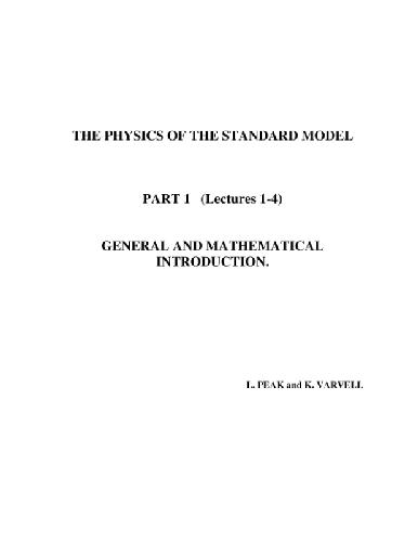 Обложка книги Lectures on the standard model of particle physics