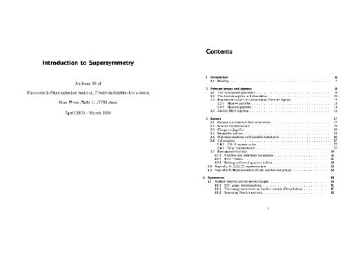 Обложка книги Lectures on supersymmetry