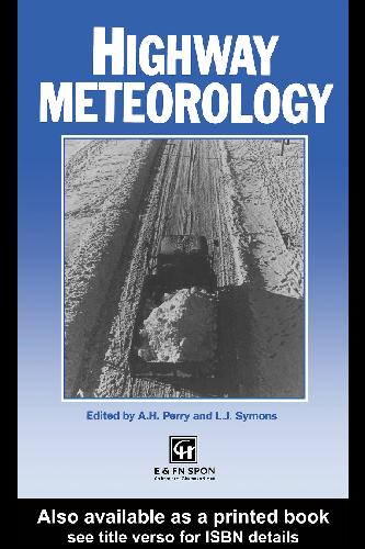 Обложка книги Highway Meteorology