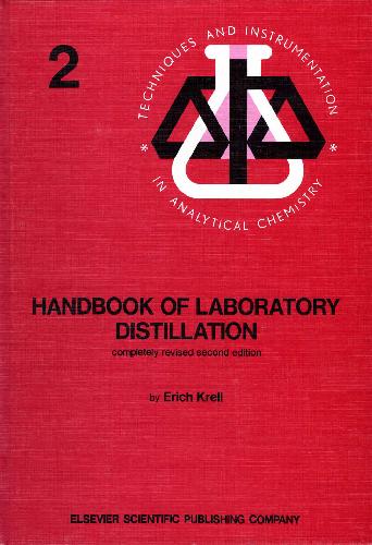 Обложка книги Handbook of Laboratory Distillation