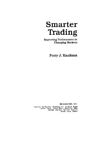 Обложка книги Smarter Trading