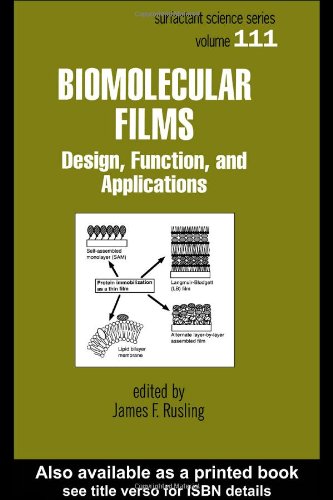 Обложка книги Biomolecular Films Design Function and Applications