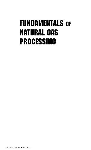 Обложка книги Fundamentals of Natural Gas Processing