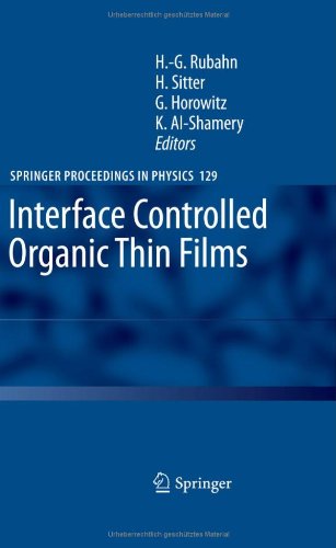 Обложка книги Interface Controlled Organic Thin Films