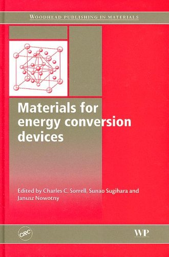Обложка книги Materials for energy conversion devices