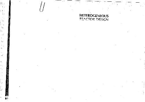 Обложка книги Heterogeneous Reactor Design 